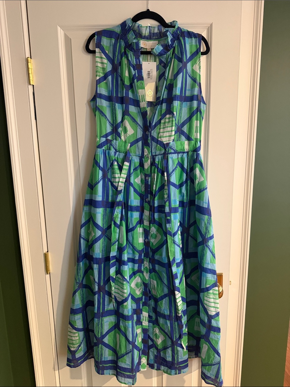 NWT - Sheridan French Ivy Dress in Navy Picnic